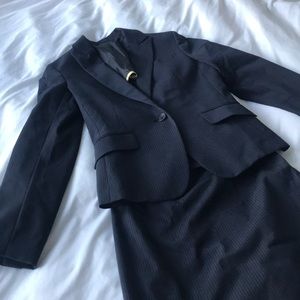 Navy set up suit (COMME CA ISM)